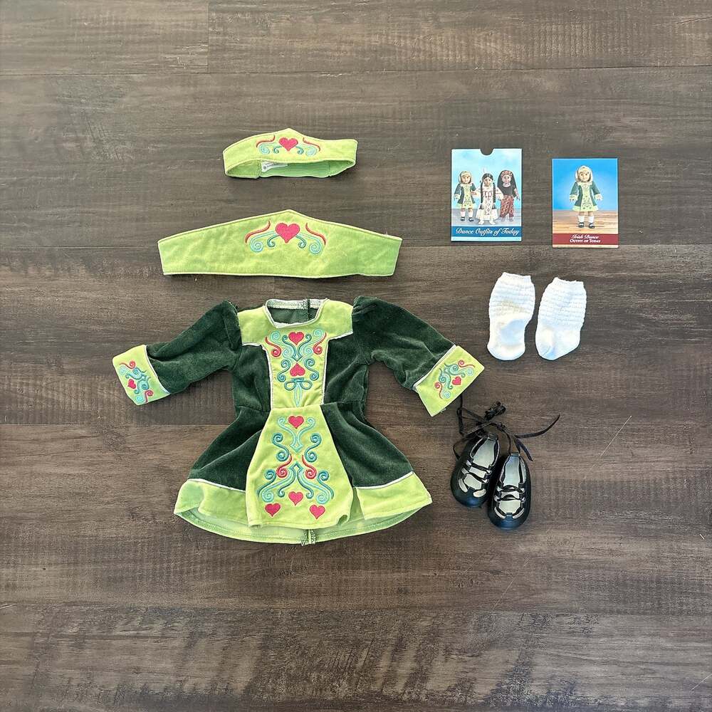 American Girl Nellies Irish Dance Outfit Set - Complete